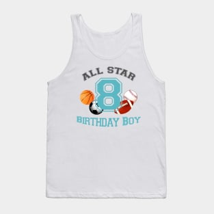 Sports birthday 8 Tank Top